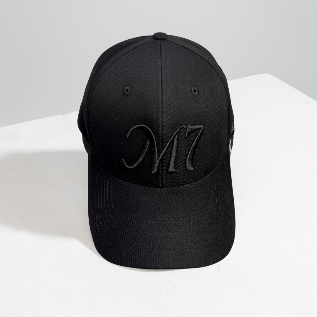 Personalized Baseball Cap | Noir Black Cap | Mystic Se7en