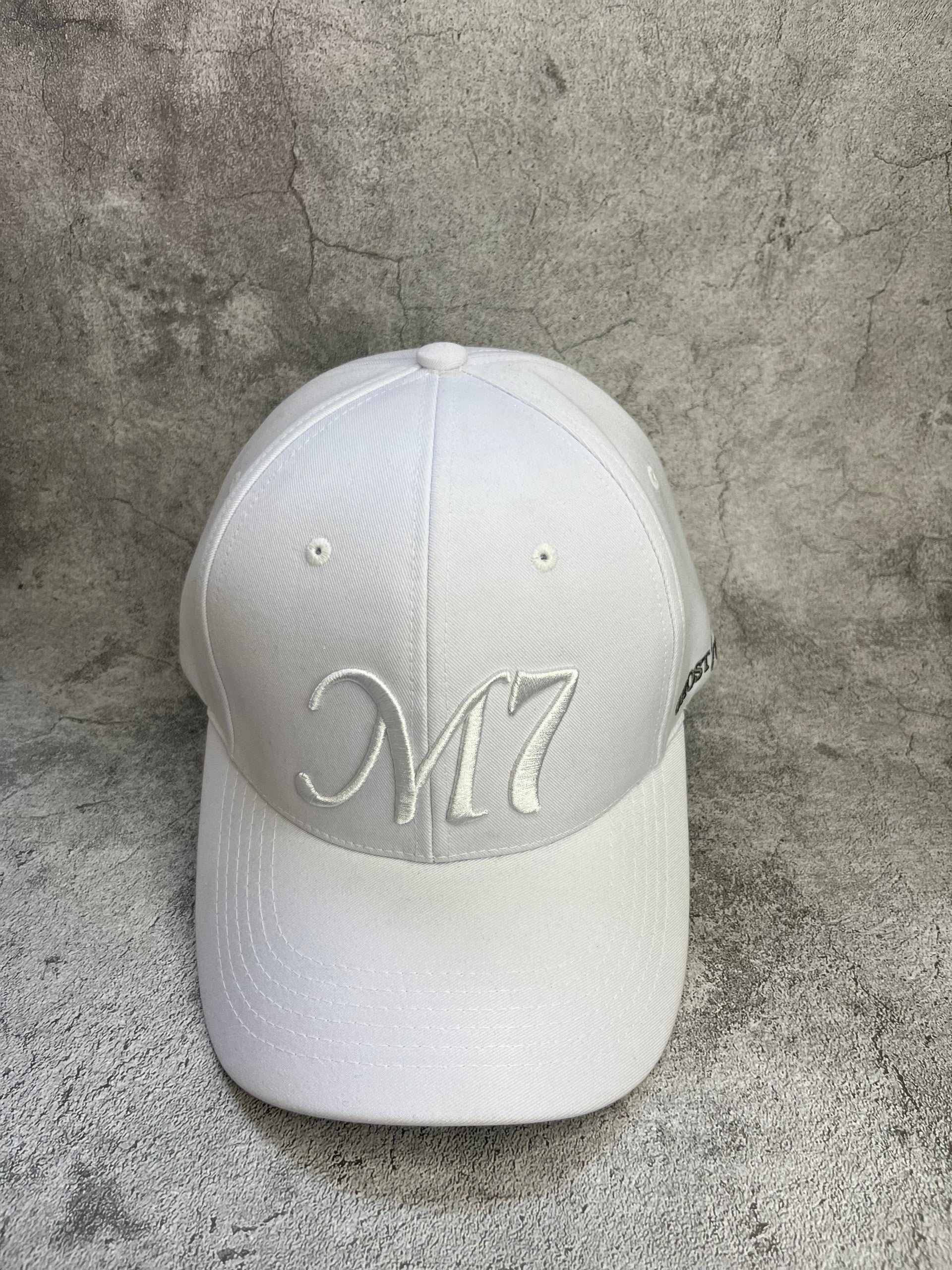 Personalized White Cap | M7 Signature Cap | Mystic Se7en