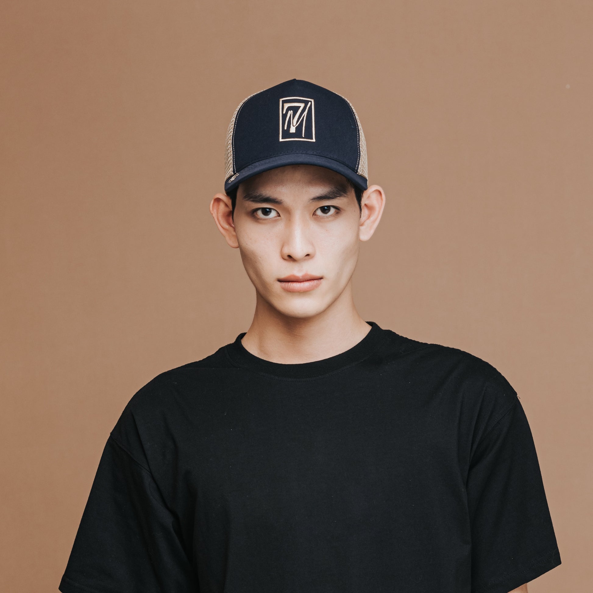 Mesh Baseball Cap | M7 Navy Blue Cap | Mystic Se7en