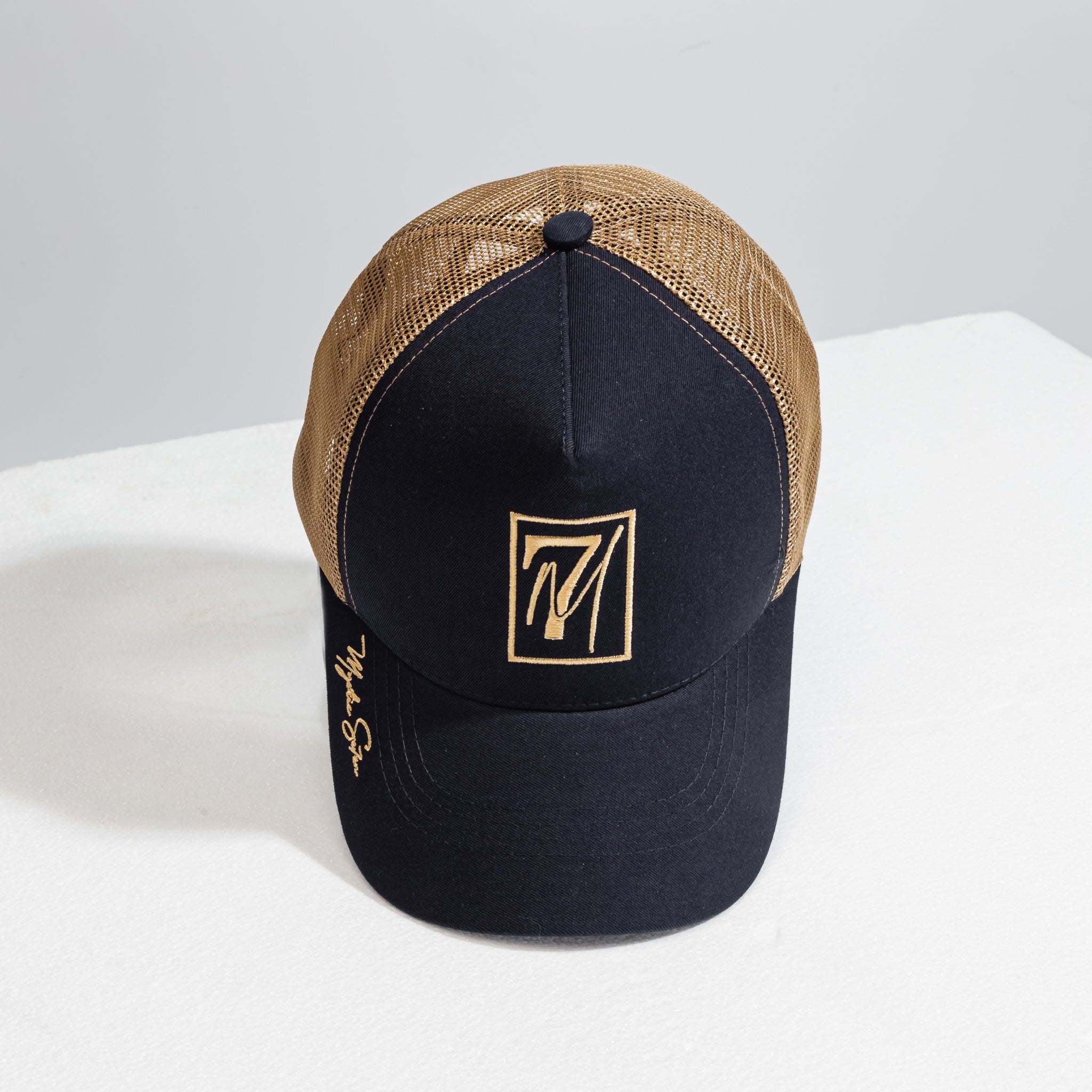 Mesh Baseball Cap | M7 Navy Blue Cap | Mystic Se7en