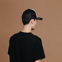 White and Black Cap | Ethereal Noir Cap | Mystic Se7en