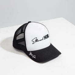 White and Black Cap | Ethereal Noir Cap | Mystic Se7en