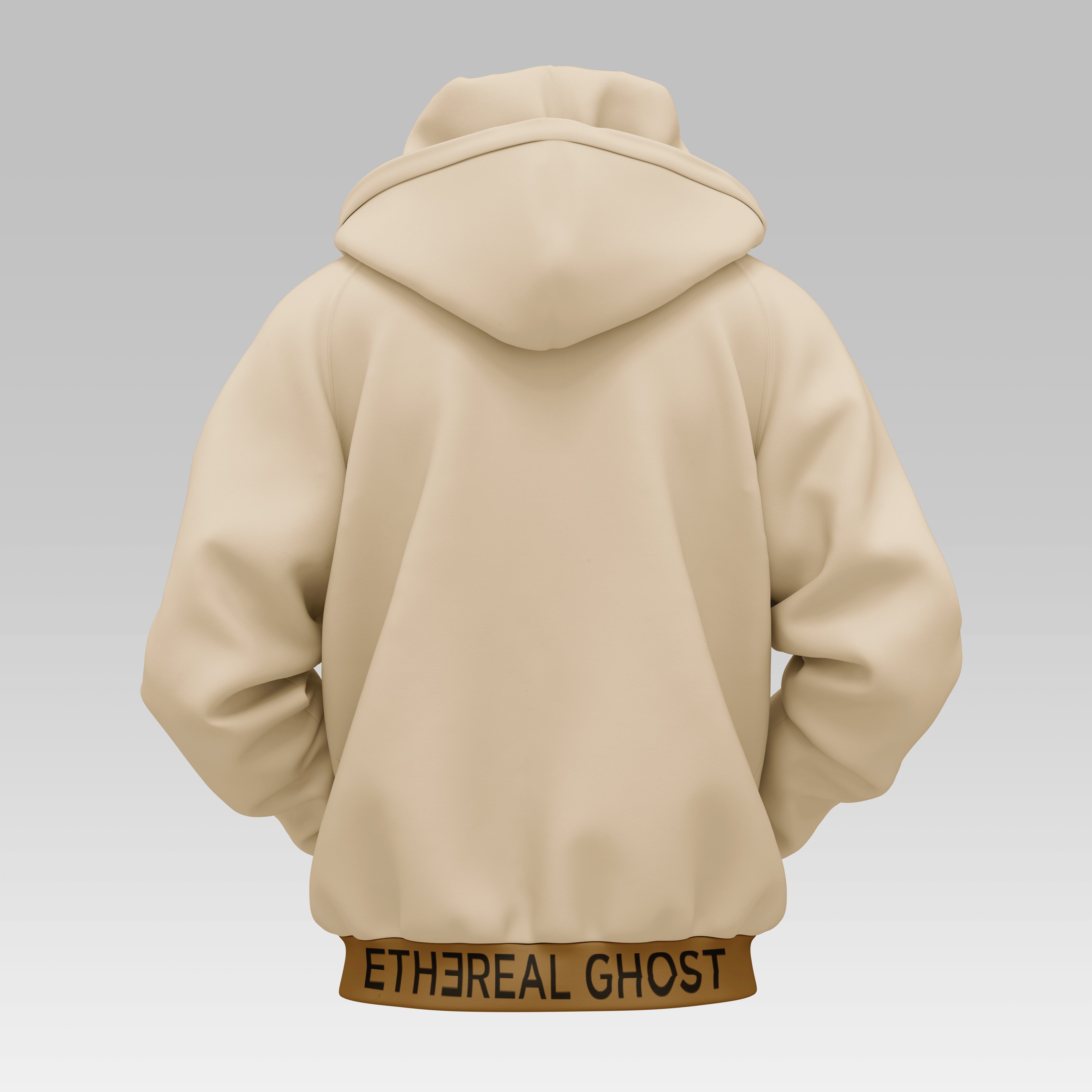 French Terry Hoodies | Ethereal Ghost Apricot | Mystic Se7en