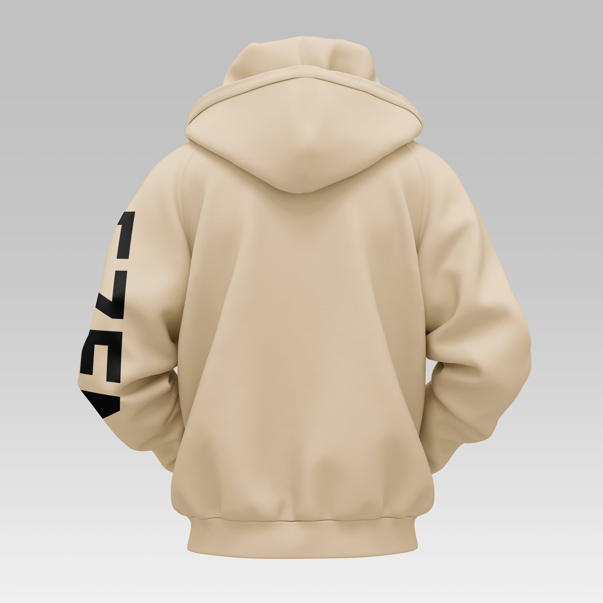 Fleece Graphic Hoodie | Ethereal Ghost Apricot | Mystic Se7en