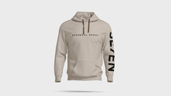 Fleece Graphic Hoodie | Ethereal Ghost Apricot | Mystic Se7en